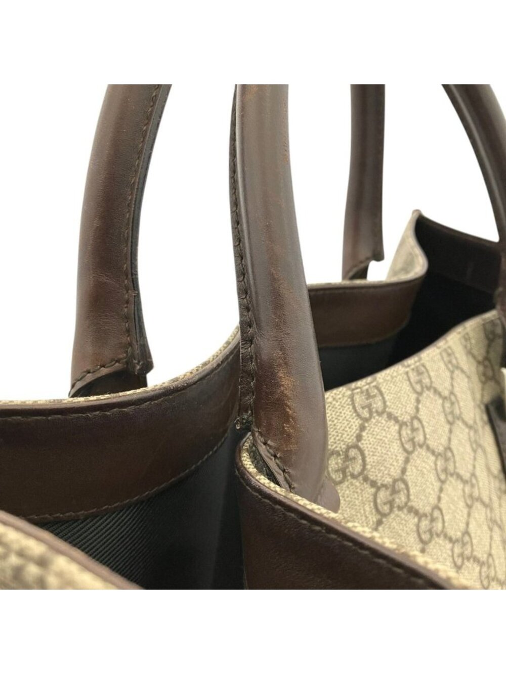 Gucci GG Supreme Tote Leather - Picture 8 of 9